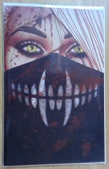 C0345: Something Is Killing The Children: #25: Die Cut Mask Bloody Variant: 6.0 FN